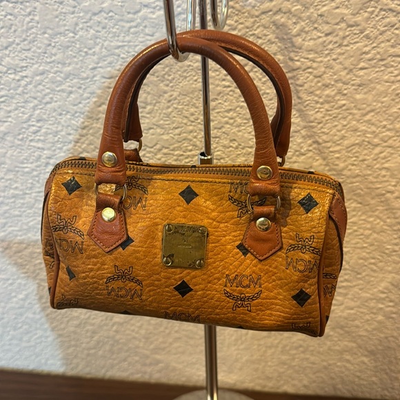 MCM Monogram Micro Bag Made in Germany - Picture 1 of 10